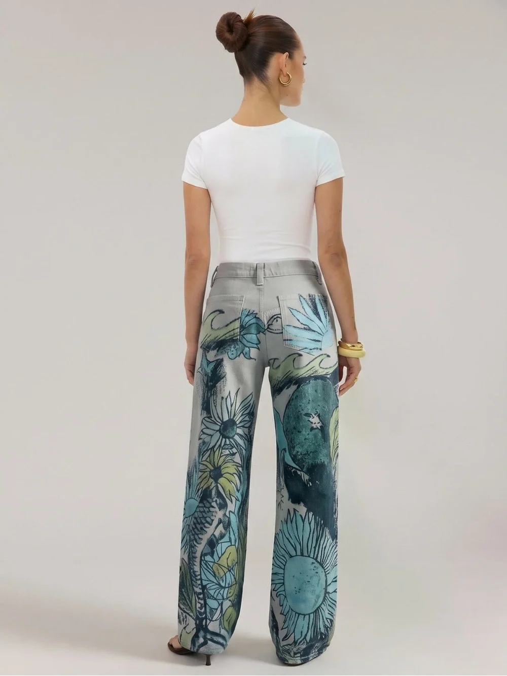 Free People Tinsley Printed Jeans